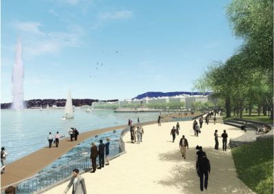 Etude et projet d’un concept novateur et d’aménagements de l’ensemble de la Rade de Genève